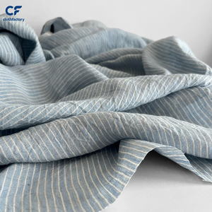 Tela <span class=keywords><strong>de</strong></span> Lino 100% Orgánico Teñido con Hilo, Ecológica y Suave, para Textiles del Hogar, Camisas, Vestidos y Sofás, Venta al Por Mayor Personalizada - Product Image 3