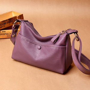 กระเป๋าหนัง PU ใบเล็กสำหรับผู้หญิงกระเป๋าแฟชั่นสะพายไหล่ใต้วงแขนใบเล็กตามสั่ง - Product Image 2