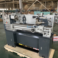 Tour à métaux vertical manuel MHMT CZ1440G avec tête à engrenages, fonction de filetage, robuste, pour petites séries de pièces métalliques, 380V, broche ISO40