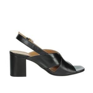 D4422 sandali con tacco in pelle a punta comodo cinturino alla caviglia con lacci alla moda sempreverde per l'estate - Product Image 4