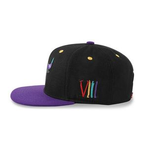 Venta al por mayor personalizado negro acrílico 6 paneles Toro bordado Logo Snapback <span class=keywords><strong>gorra</strong></span> de ala plana gorras de béisbol ajustables - Product Image 2