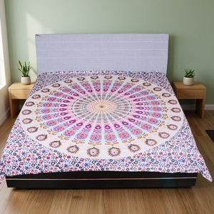 Parure de lit en coton imprimé floral, style hôtelier moderne, avec taies d'oreiller assorties – Offre spéciale - Product Image 3