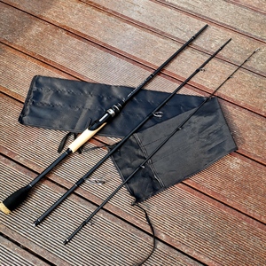 Canne à pêche AOCLU <span class=keywords><strong>ARC</strong></span> Baitcasting & Spinning, action légère, IM6 100% carbone 24T, 3 pièces, 7' & 7'6\", pêche au bar et aux crevettes - Product Image 6