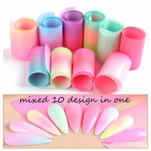 10 hojas de láminas de Arte de <span class=keywords><strong>uñas</strong></span> de <span class=keywords><strong>Color</strong></span> fluorescente pegatina de cielo estrellado pegatinas de lámina de <span class=keywords><strong>uñas</strong></span> de <span class=keywords><strong>Color</strong></span> neón - Product Image 6