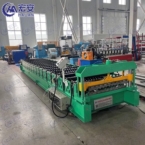 Metal Roof <b>Tile</b> Making Machine Roof <b>Sheet</b> Roll Forming Machine Roof Panel Forming Machine Color Steel Roof <b>Tile</b> Machine - Product Image 1