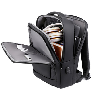Custom Business Travel Durable Laptop Casual Computer Waterproof Lightweight USB Charging <b>Daily</b> Commute Multi Pocket <b>Backpack</b> - Product Image 4