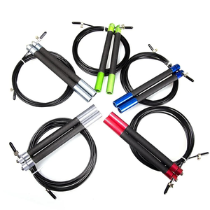 Cuerda de saltar de velocidad de aluminio antideslizante multicolor ajustable con logotipo personalizado de alta calidad, cuerda de saltar Corda Crossfitt - Product Image 6