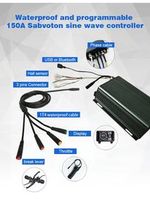 ชุดแปลงไฟจักรยานไฟฟ้าแบบล้อพร้อมจอแสดงผล UKC1 3000W 5000W 8000W eBike BLDC - Product Image 5