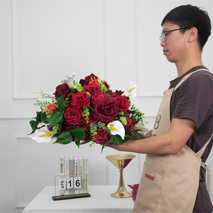 Elegant Flower ball Decoration for Party Wedding Table Centerpieces high quality silk flower ball - Product Image 3