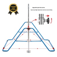 Barres de traction horizontales en acier réglables en hauteur, portables, simples ou doubles, pour l'entraînement de fitness des enfants en intérieur