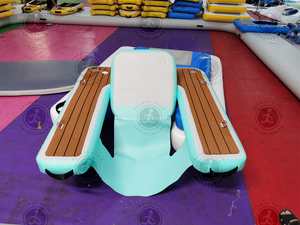 Vente directe d'usine flotteur d'eau gonflable chaise longue <span class=keywords><strong>de</strong></span> natation été gonflable pliable flottant rangée piscine <span class=keywords><strong>transat</strong></span> - Product Image 3