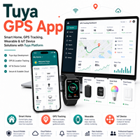 Desarrollo de Aplicaciones Tuya con Software GPS para el Seguimiento del Hogar Inteligente, Dispositivos Portátiles y Conectados, Compatible con MAC OS, Versión de Internet