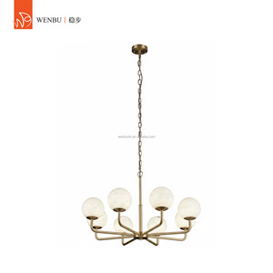 6-<b>light</b> Spanish alabaster chandelier for villa dining room foyer <b>lounge</b> decor - Product Image 1
