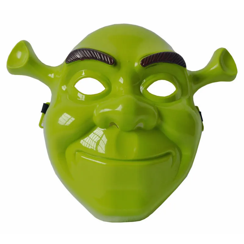 Yüksek kaliteli film canavar yeşil Shrek PVC yüz maskesi kostüm Cosplay parti maskesi sahne