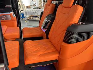 Sedile <span class=keywords><strong>Auto</strong></span> in Pelle Ecologica Premium per Mercedes Vito W447, Sedile VIP con Poggiapiedi e Ricarica Wireless - Product Image 6