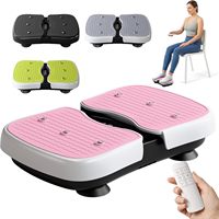 Plateforme vibrante électrique verticale portable personnalisée pour la réduction de graisse, machine d'exercice à intensité réglable pour la minceur et le fitness