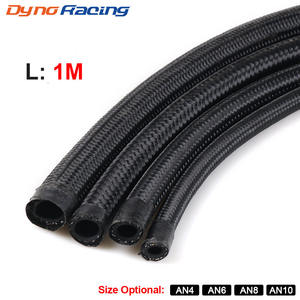 Factory Direct Supply <b>Black</b> Nylon Braided High-Pressure Oil Hoses CPE Oil Hoses for Car Modification & Oil Cooler Coolant Hoses - Product Image 4