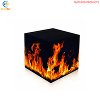 Écran de cube LED rotatif 3D accrocheur P3 2.5mm pour les traitements médicaux Affichages de bienvenue CMS 1 an pour centre commercial