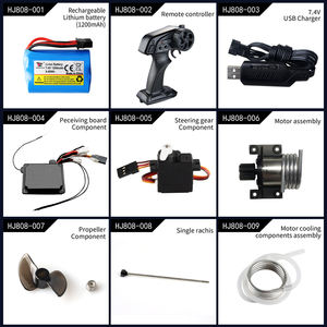 Modèle de bateau à moteur hors-bord HJ808/813/815/823, jouet aquatique télécommandé, pièces détachées pour <span class=keywords><strong>yacht</strong></span>, accessoires marins - Product Image 3