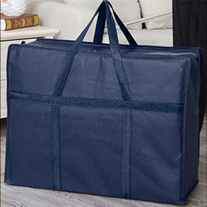 Sac de rangement Non tissé, grande capacité, pour vêtements, ménage sacs de rangement mobiles Extra-Large avec poignée renforcée - Product Image 5