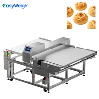 Détecteur de métaux à convoyeur ultra large en acier inoxydable avec indice de protection IP54 pour l'industrie alimentaire (pain, chocolat, biscuits)