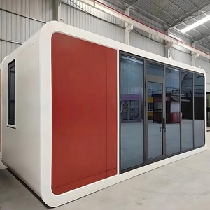 Không gian sang trọng viên nang Thiết kế đúc sẵn Apple <span class=keywords><strong>cabin</strong></span> cho khu nghỉ mát glamping cửa hàng ngoài trời Apple <span class=keywords><strong>cabin</strong></span> - Product Image 2