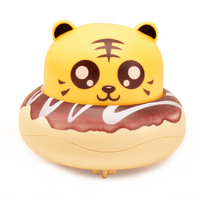 Jouets en gros transfrontaliers : Donuts spatiaux pour enfants, vaisseaux spatiaux animaux de dessin animé, jouets en plastique à inertie à rétrofriction et à pression, cadeaux