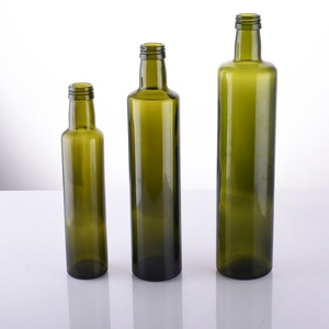 Dorica 500ml 50cl 0.5L 16oz thủy tinh dầu ô liu chai tròn với dập nóng màu nâu hoặc màu xanh lá cây nắp vặn - Product Image 2