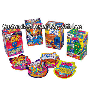 Bolsas de Mylar Exóticas Personalizadas con Corte Especial, Impresión Interna, Forma Rectangular, 3.5 Gta, Impermeables, Reutilizables, de Grado Alimenticio - Product Image 1