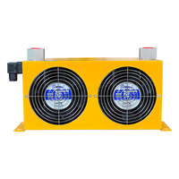Refroidisseur d'huile en aluminium 2,4 kW, capacité de refroidissement élevée, échangeur de chaleur hydraulique longue durée de vie pour presse hydraulique, machine CNC