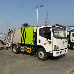Camion à ordures compacteur FAW utilisé pour le transport des déchets ménagers urbains - Product Image 1