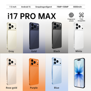 Originale 17 Pro <span class=keywords><strong>Max</strong></span> 5G 7.3 Pollici 16GB+1TB CPU Octa Core Fotocamera Posteriore 108MP LTE Cellulare in Inglese - Product Image 1