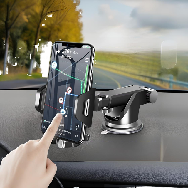 3 in 1 Dashboard Air Vent Sucker Car Phone Holder Mount Stand with 360 Degree Rotation Plastic Various Mobile Phones