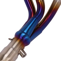 Système d'échappement complet pour moto en gros, tuyau d'échappement pour Yamaha MT-09 FZ-09 Tracer 900 XSR900, kit de montage bas sous le moteur