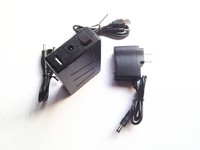 Batterie Li-ion rechargeable 2 en 1 Super Mini YSD-12380 noire 12V 3800mAh et 5V 6800mAh pour caméra de vidéosurveillance
