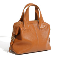 Sac à main de luxe en cuir de vachette véritable de haute qualité, couleur unie, grande capacité, pour femmes, vente en gros