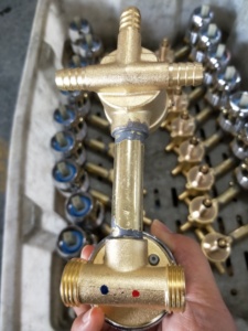 <span class=keywords><strong>Miscelatore</strong></span> Cromato a 3 Vie in Ottone 12 Litri/Min Rubinetteria Sanitaria per Vasca e Doccia - Product Image 6