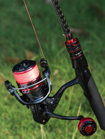Moulinets de pêche légers de la série HB, adaptés à la pêche en eau douce des petits et grands poissons.