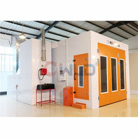 Four de peinture et de cuisson à aspiration descendante WLD9000, certifié CE, pour la peinture et la cuisson de voitures, avec brûleur diesel ou à gaz