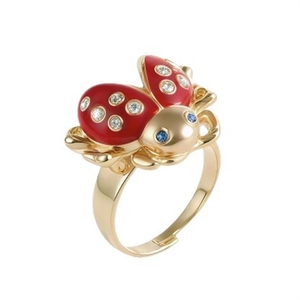 Nuevo anillo abierto chapado en oro con diseño <span class=keywords><strong>de</strong></span> insecto y efecto <span class=keywords><strong>de</strong></span> goteo <span class=keywords><strong>de</strong></span> aceite para hombre y mujer <span class=keywords><strong>de</strong></span> <span class=keywords><strong>Shein</strong></span> Cross-border, venta al por mayor directamente <span class=keywords><strong>de</strong></span> fábrica. - Product Image 5