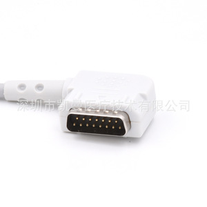 Compatible avec le câble ECG Kenz à 10 fils pour appareil ECG Lingqian, câble intelligent à connecteur banane - Product Image 5