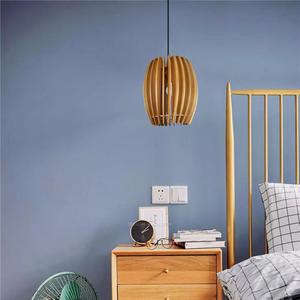 โคมไฟระย้าน้ำหนักเบาทำจากไม้ดีไซน์เนอร์แบบนอร์ดิกโคมไฟเกาะร้านอาหารบาร์โคมไฟตกแต่งสไตล์จีนโคมไฟระย้าโลหะ - Product Image 2