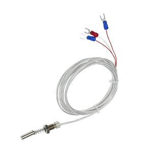 저렴한 플러그인 통합 온도 송신기 3 선 PT1000 스테인리스 스틸 프로브 4-20mA RTD-PT100 온도 센서 - Product Image 4