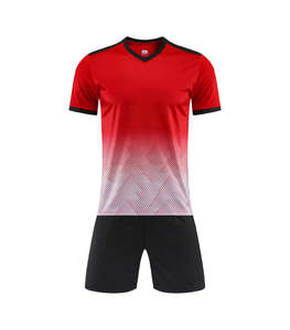 Сетчатая дышащая оптовая продажа 100% Полиэстеровая Национальная футбольная одежда сублимационная футбольная Майка набор на заказ Мужская Футбольная форма - Product Image 4