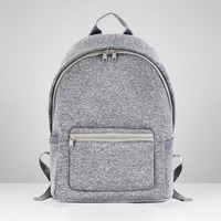 Sac à dos décontracté en néoprène imperméable pour femme, idéal pour l'école, la gym, le sport et les voyages – Vente en gros