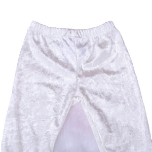 Ac-3 Wholesale Girls <b>Velvet</b> Casual Knitted Plus Size Waterproof Long Leg Ruffle Hem Pants Autumn Winter - Product Image 3