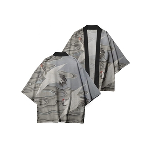Chaqueta con estampado de moda, Kimono japonés, cárdigan para <span class=keywords><strong>mujer</strong></span>, Hinoki Yukata, Cosplay, traje tradicional samurái japonés - Product Image 5