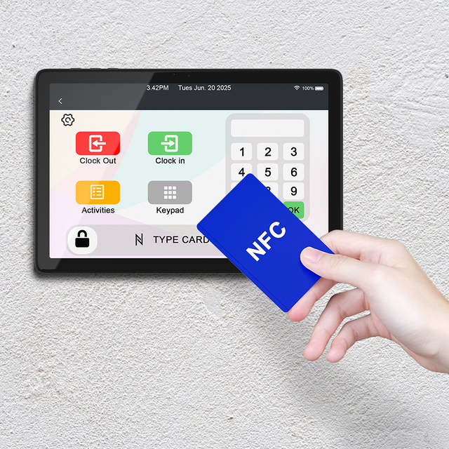 Android Tablet Front Nfc Smart Home Control Panel Octa Core FHD Meeting Room Card Access Control Smart Tablet Pc Reader Nfc
