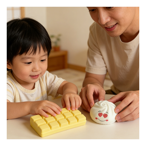 Trendy Food <b>Squishy</b> Collection Butter Chocolate Bread Dumpling Slow Rising Soft PU Foam Squeeze Toy Anxiety Relief Gift - Product Image 3