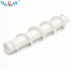 Tornillo transportador de nylon personalizado, eje espiral aislado, varilla de empuje de material de grado alimenticio - Product Image 1
